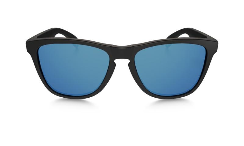 Oakley Frogskins - Matte Black - Ice Iridium Polarized